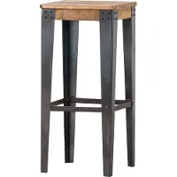 Miliboo - Industrieller Barhocker MADISON Stahl und Holz 75 cm