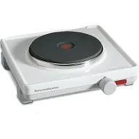 Rommelsbacher Einzelkochplatte AK 1580, Gussheizplatte, feueremailliertes Gehäuse, stufenlose Temperaturregelung, 1500 Watt