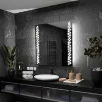 Alasta Badspiegel mit LED Beleuchtung - Toronto - 80 cm, 80 cm