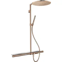 Hansgrohe Showerpipe Axor m TH 800, Kopfbrause 350mm, 1j, pol. r gol
