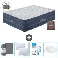 Bestway Luftmatratze - 2-Personen - 152 x 203 x 51 cm - Blau - Inklusive Zubehör