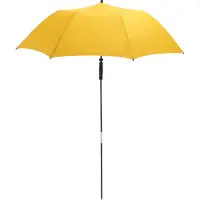 FARE Strand-Sonnenschirm Travelmate Camper Lichtschutzfaktor UPF 50+ Koffertauglich Regenfest Fiberglas 725g, Farbe:Gelb