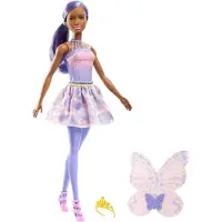 Mattel Barbie Dreamtopia Fee Puppe - lila Haare