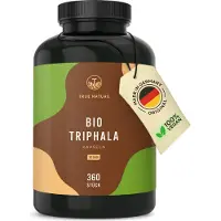 True Nature Bio Triphala Kapseln - Vegan & Made in Germany 360 St