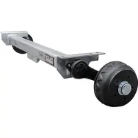 Knott gebremste Achse 1350 kg, 1200x1570 mm, 5x112 für Autotransporter
