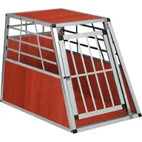 Askari Aluminium Hundebox 91x65x70 cm leicht wetterfest mit ausreichender Luftzufuhr für Auto