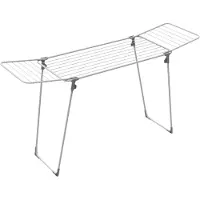 Rörets Neo Wäscheständer Weiß, 18 m Trockenfläche, B53 x L176 x H88 cm