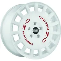 OZ RACING ALUFELGE RALLY RACING 8x19 5x112 ET 45 RACE WHITE RED LETTERING