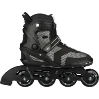 Nijdam inline-Skates Advanced Geo Glitz 82A schwarz Größe 43