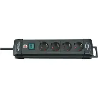 Brennenstuhl Premium-Line, 1,8 m, Schwarz