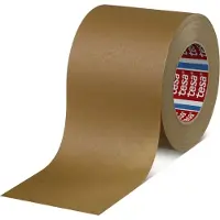 TESA Maler- und Lackiererband tesakrepp 4341 100mm x 50m hellbraun Packung mit 3 Stück