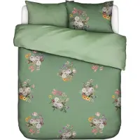 Essenza Bettwäsche-Garnitur Satin Laurine Farbe Shale green Größe 135x200+80x80