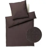 JOOP! Flanell Bettwäsche Soft mocca 140x220 cm + 70x90 cm