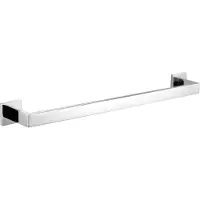 Kwc AR Einzelhandtuchstange, CUBUS, Edst., 600x54x80 mm, AP, hgl