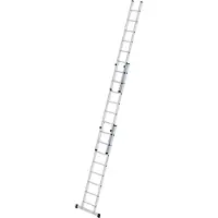 Proregal Sprossen-Schiebeleiter 3-teilig mit Standard-Traverse 3x8 Sprossen