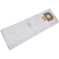 VHBW 5x Staubbeutel kompatibel mit Kärcher NT 561 Eco, 561 Eco Craft, 561 Eco M, 561 Eco Te, 611 Eco, 611 Eco M Staubsauger - 39,5cm x 22cm Weiß
