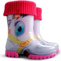 Demar Kinder TWISTER LUX Jungen Mädchen Thermostiefel Gummistiefel gefüttert Größe: 24/25, Herstellerfarbe: Pony