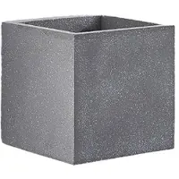 LINDBY Wandlampe Nellie, grau, Beton, 11,5 cm breit