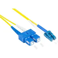 GOOD CONNECTIONS Patchkabel LWL Duplex OS2 (Singlemode, 9/125) LC/SC, 3m,