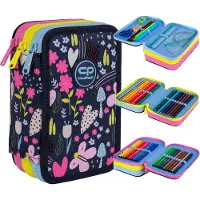 CoolPack Jumper 3 Dreifach-Federmäppchen mit Ausstattung im Garten F067831