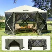 Sweiko Gartenzelt Faltpavillon Partyzelt Popup Zelt 8 Personen 3,66x3,66x2,4m