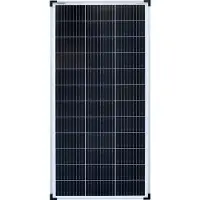 EnjoySolar enjoy solar Klassisches Monokristallines Solarmodul 100W 12V (silberne Rahmen) 0% MwSt