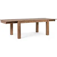 Natur24 Ausziehtisch Salford 160-260 x 77 x 100 cm Holz
