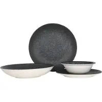 Bonna Geschirrset - Mega - 24 teilig - 6 Personen - Porzellan