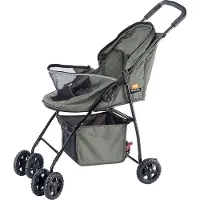 Famanu Hunde-Buggy Faltbar für kleine Hunde - Trolley mit Sonnendach - Haustiere bis 9 kg