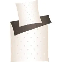 TRAUMSCHLAF Mako-Satin Bettwäsche Morelo 155x220 cm + 80x80 cm + 40x80 cm