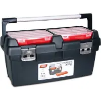 Tayg Werkzeugkasten mit 2 Fächern und Griff 60 cm