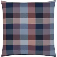 Elegante Soft-Flanell-Kissenbezug einzeln Hamilton Farbe Mauve-Bleu Größe 80x80 AL