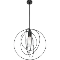 Globo Lighting Hängeleuchte Metall schwarz, 1x E27