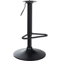 CLP Ersatzgestell für Barhocker 10 x 10 cm Lochabstand höhenverstellbar Fußablage schwarz