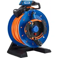 Hedi G740Q2TF Vollkunststoff Gerätetrommel „Generation 7“ 40m für Bau und Außen
