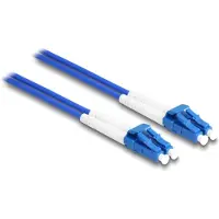 DeLOCK LWL Kabel mit Metallarmierung LC Duplex zu LC Duplex Singlemode OS2 2 m, 2 m, OS2, LC, LC