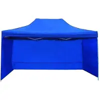 Ekspand | Faltzelt S4 - 2x3m - Blau - Wasserdicht, Stabil, Ideal für Veranstaltungen