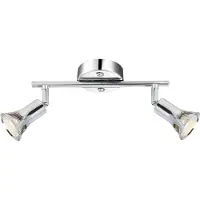 Globo Lighting Globo Dante Strahler Chrom, 2xGU10 LED; 57994-2