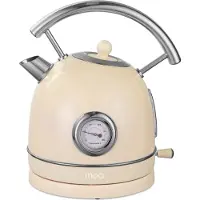 Moa Retro Wasserkocher Creme - Elektrisch - Edelstahl - EK4TC