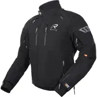Rukka Armageddo-R wasserdichte Motorrad Textiljacke, schwarz, 62