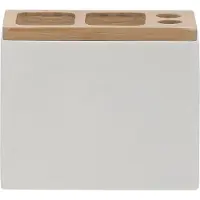 Sealskin Zahnbürstenhalter Grace Polyresin weiß, 361910310