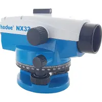 HEDUe Optisches Nivelliergerät NX32 - Automatisches Baunivellier zur Messung von Höhenunterschieden und Winkeln, Nivellier mit 32-facher Vergrößerung, 360° Kreisteilung