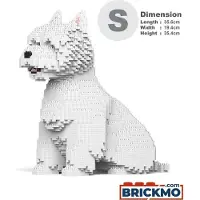 Jekca Bricks West Highland White Terrier 03 ST19WWT03