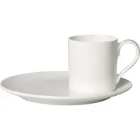 Villeroy & Boch Signature Metrochic Blanc Mokka-/Espressot. 2tlg.