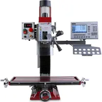 Paulimot Bohr-/Fräsmaschine F207-V mit Kugelumlaufspindeln und Messsystem