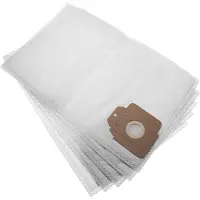 VHBW 10x Staubbeutel kompatibel mit Kärcher CV 30/1, CV 3.000, CV 38/1, CV 30/1 Professional, CV 38/1 Professional Staubsauger - 26cm x 21cm Weiß