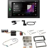 Pioneer DMH-A3300DAB USB Bluetooth DAB+ Digitalradio Einbauset für Touareg 7L