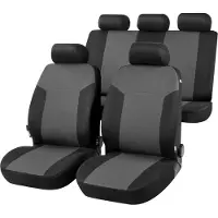 CarComfort Autositzbezug Portland Komplettset grau, 13413