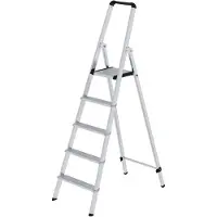 MUNK GmbH MUNK Stufenstehleiter ML einseitig begehbar 5 Stufen