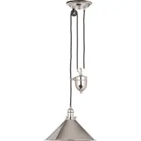 Licht-Erlebnisse Hängeleuchte verstellbar Metall Industrial Design Hängelampe Esstisch